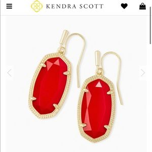 Kendra Scott Red Dani Earrings